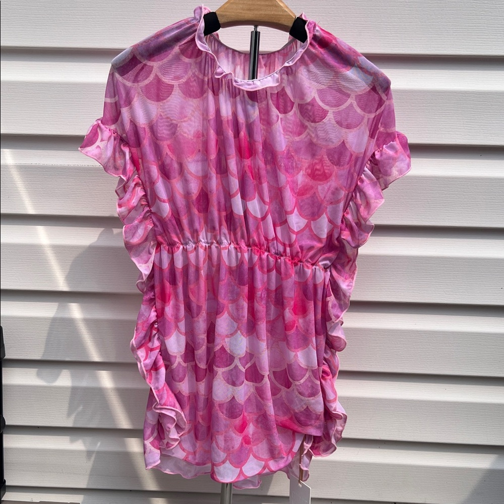 Grace Karin Pink Kids Swim Coverup